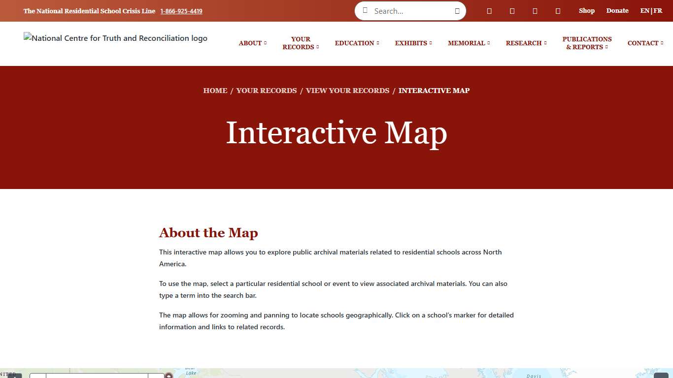 Interactive Map - NCTR